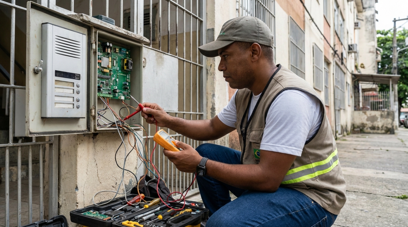 Reparo de Placa e Campainha em Belém‑PA