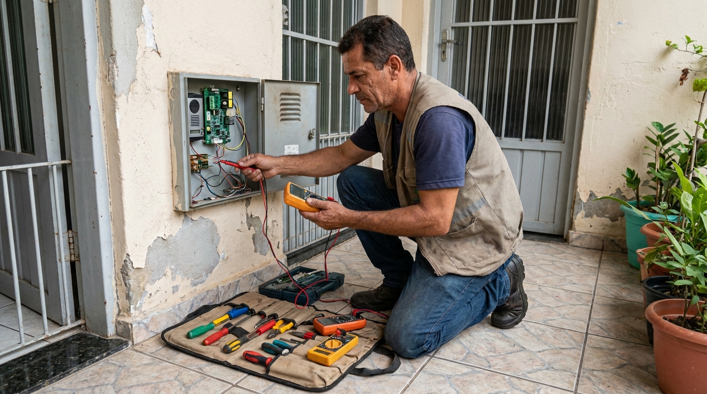 Troca de Fiação de Interfone em Belém‑PA